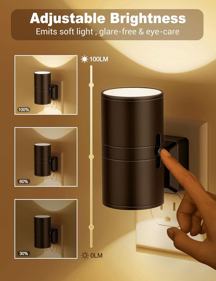 NIGHTSENSE – LED night light with twilight sensor, glare-free &amp; energy-efficient