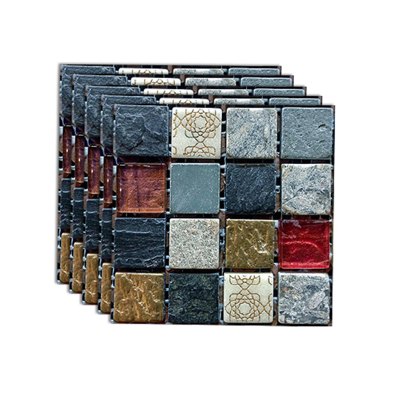 Mosaic tile for stripping and gluing tile mirror kitchen removable wall tile