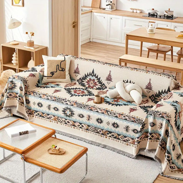 Tribal Weave Sofa Cover