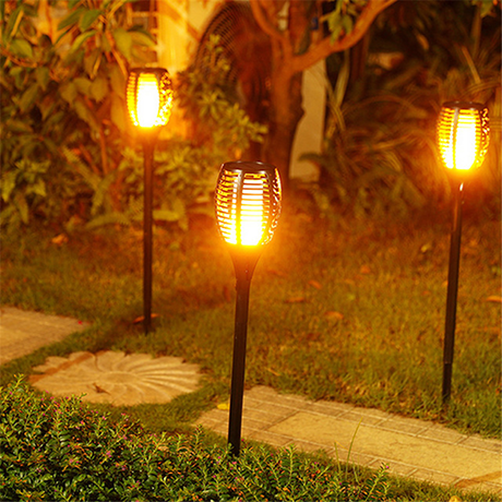 Solar-Tiki-Torches | Solar-Torch Light with Flickering Flame