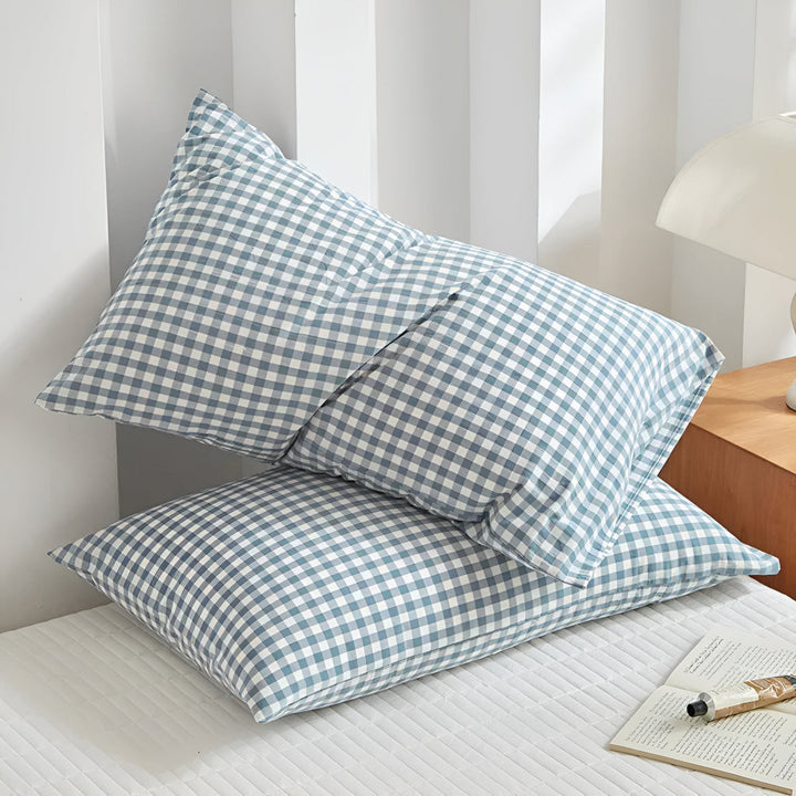 Soft Plaid Checkered Pillowcases