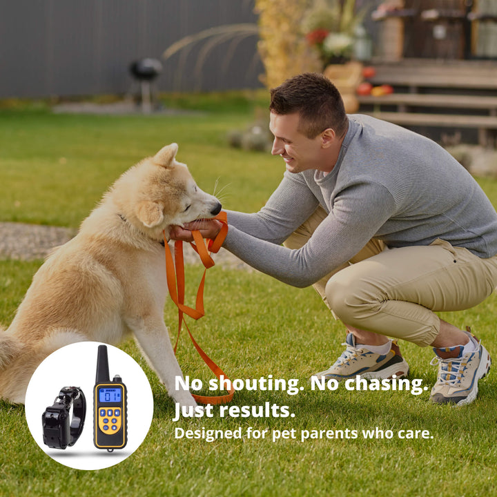 BowLift | 800M Rechargeable Electric Dog Training Collar | Waterproof, Remote Control &amp; Ideal for Effective Dog Training