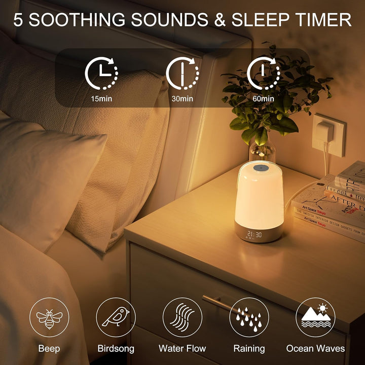 LightStart Wake-Up Lamp – Sunrise Simulation and Dimmable Night Light |