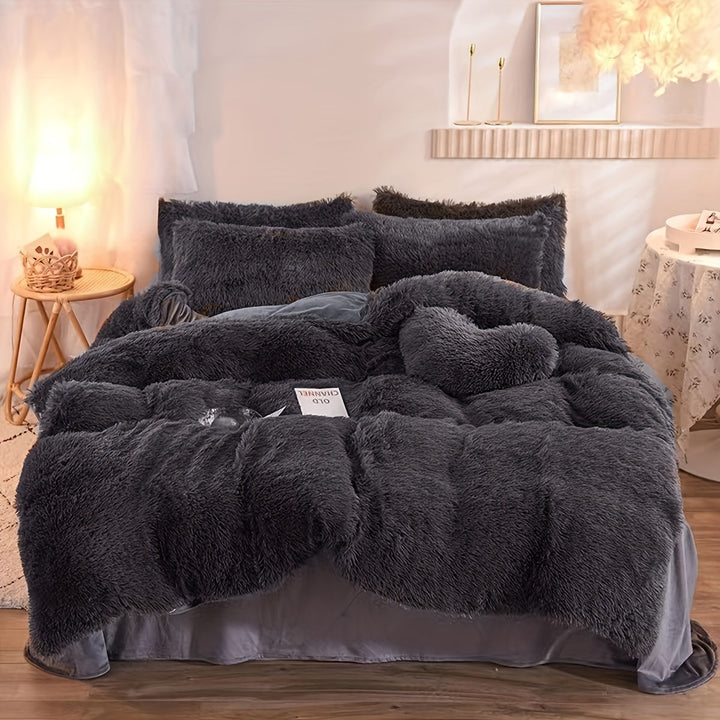 Luxurious Velvet Duvet Cover Set for Ultimate Comfort