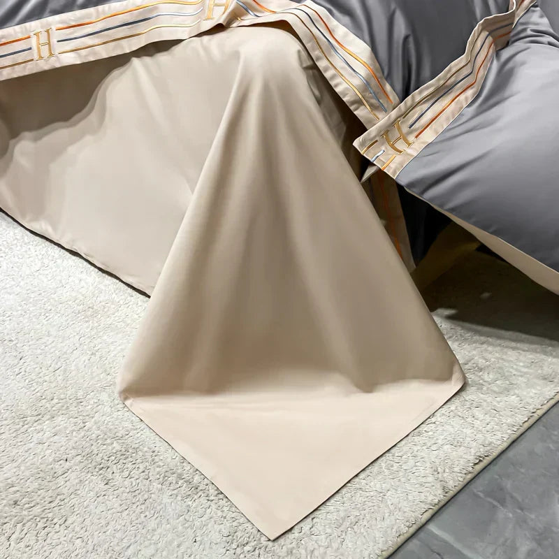 Luxury Satin Cotton Duvet Cover Set for Bedroom