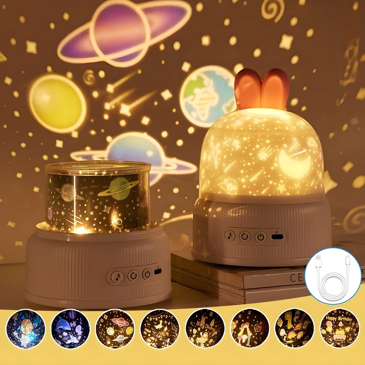 BunnyBeam Light - Casual Cute Bunny Projector Night Light for Kids |