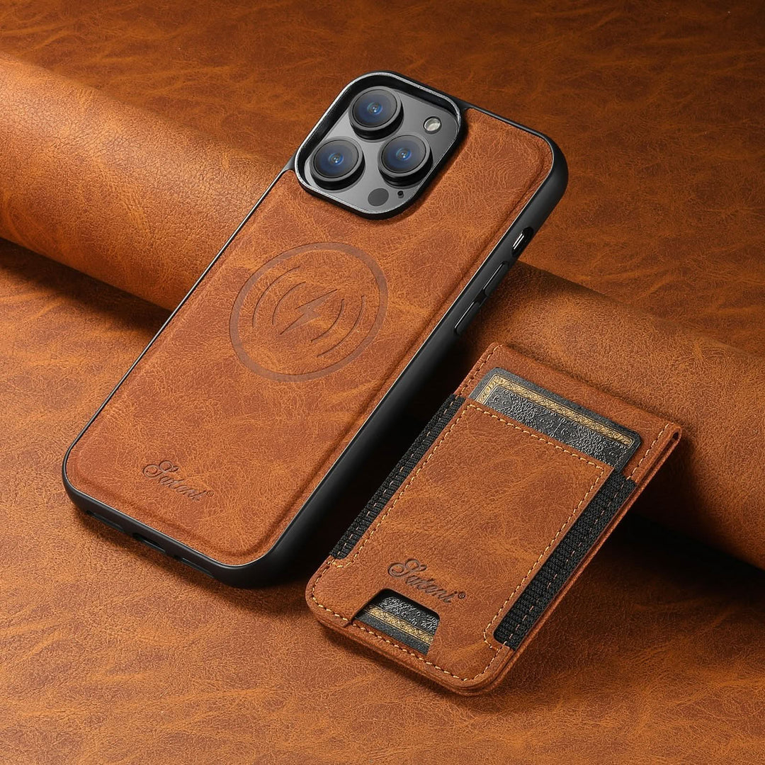 Shockproof Leather Phone Case with Card Holder