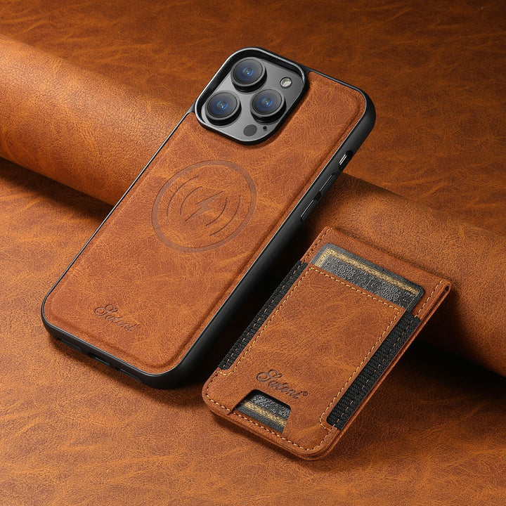 LuxLeather Case - Elegant Leather Phone Case with MagSafe