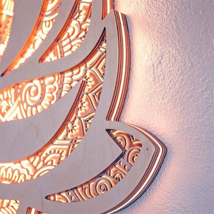 Spiritual Lotus Wall Lamp