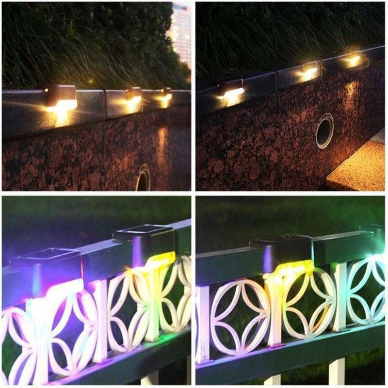 Waterproof Stair Solar Lights for Outdoors (4 pieces)