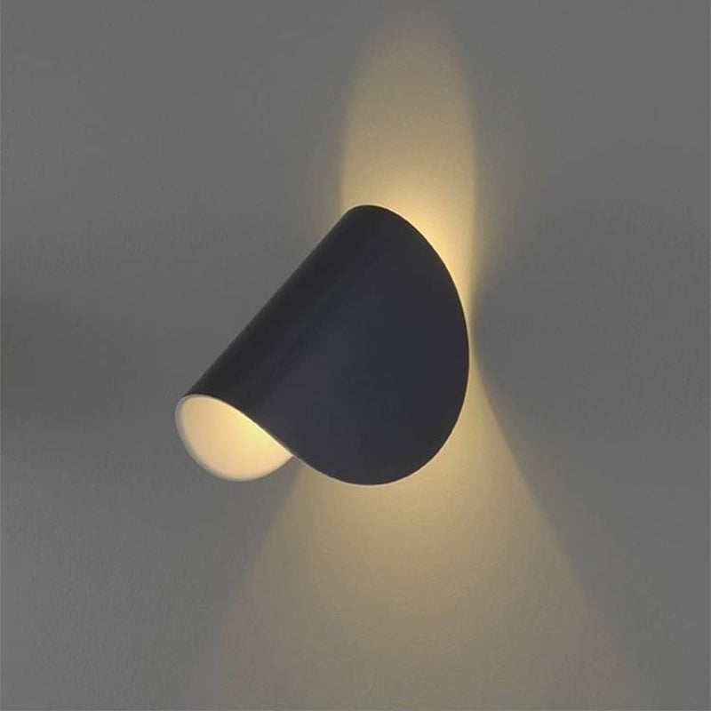 Eveline Modern Geometric LED 4 colour Wall Light Indoor/Outdoor Metal