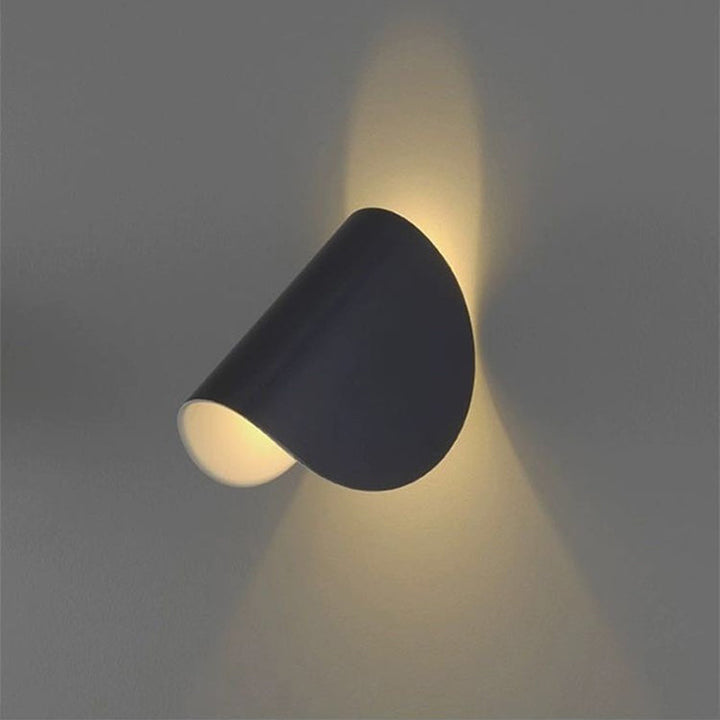 Eveline Modern Geometric LED 4 colour Wall Light Indoor/Outdoor Metal