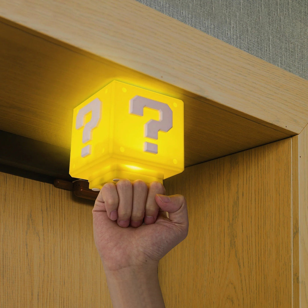 Power-Up Block Night Light - Super Mario-inspired Game Decoration