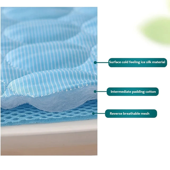Extra Large Dog Cooling Mat | Summer Pet Bed for Small &amp; Big Dogs | Durable Blanket for Cats &amp; Sofa Protection - Ice Pad Blanket | Bowlift
