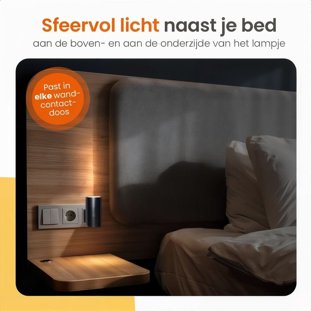 Dimmable LED night light with day/night sensor for pleasant room lighting