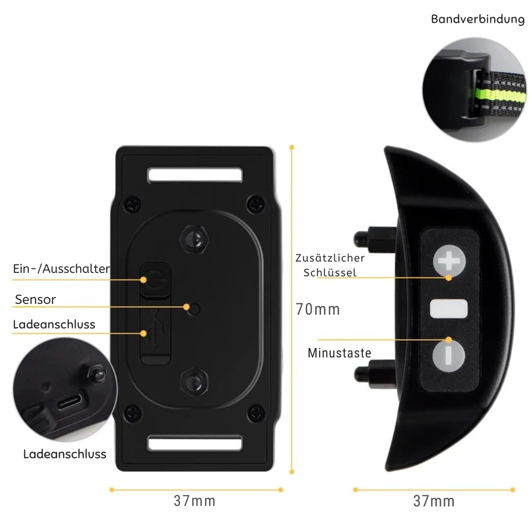 Automatic Anti-Bark Collar with Sound &amp; Shock Bowlift