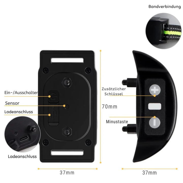 Automatic Anti-Bark Collar with Sound &amp; Shock Bowlift