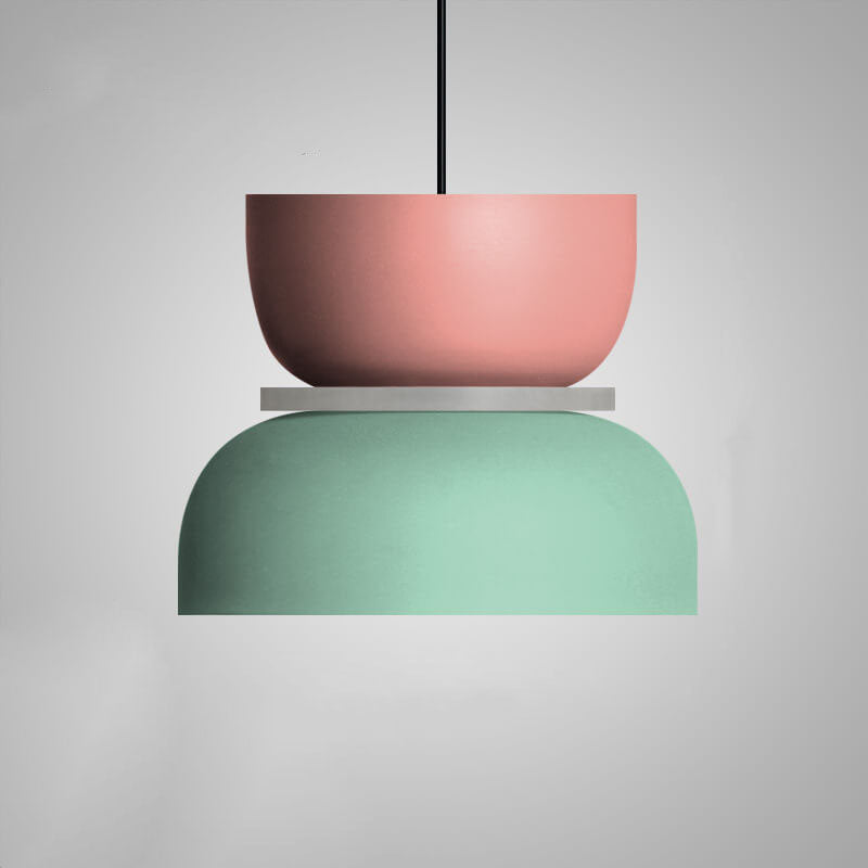 Nordic colourful Macaron 1-Light LED Pendant Light