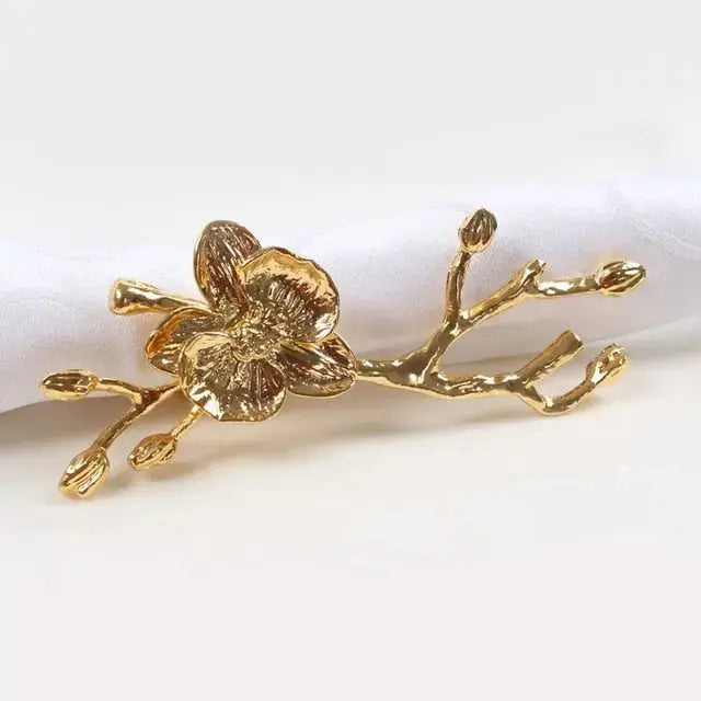 BowLift | Bird &amp; Flower Napkin Rings - 4 Pieces