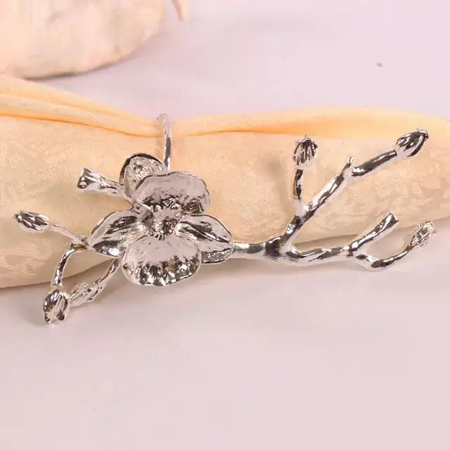 BowLift | Bird &amp; Flower Napkin Rings - 4 Pieces