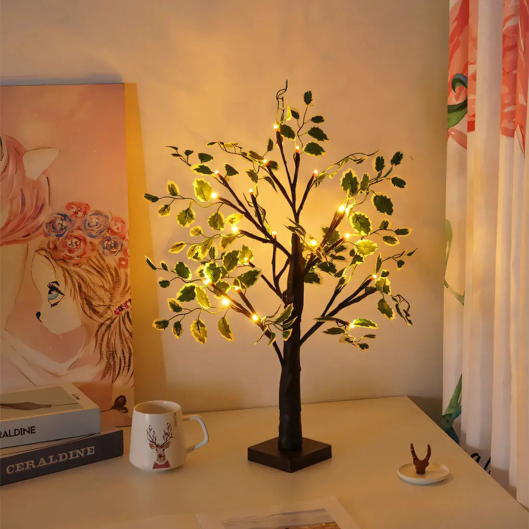 Magical BrightTree Table Lamp – Elegant Tree Design with Warm LED Light