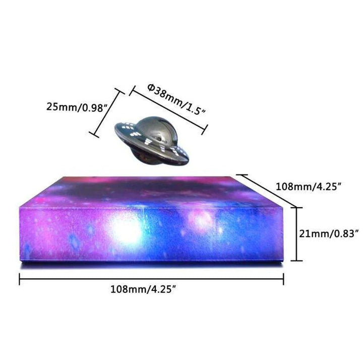 Floating Spaceship LED Night Light with Magnetic Levitation Technology