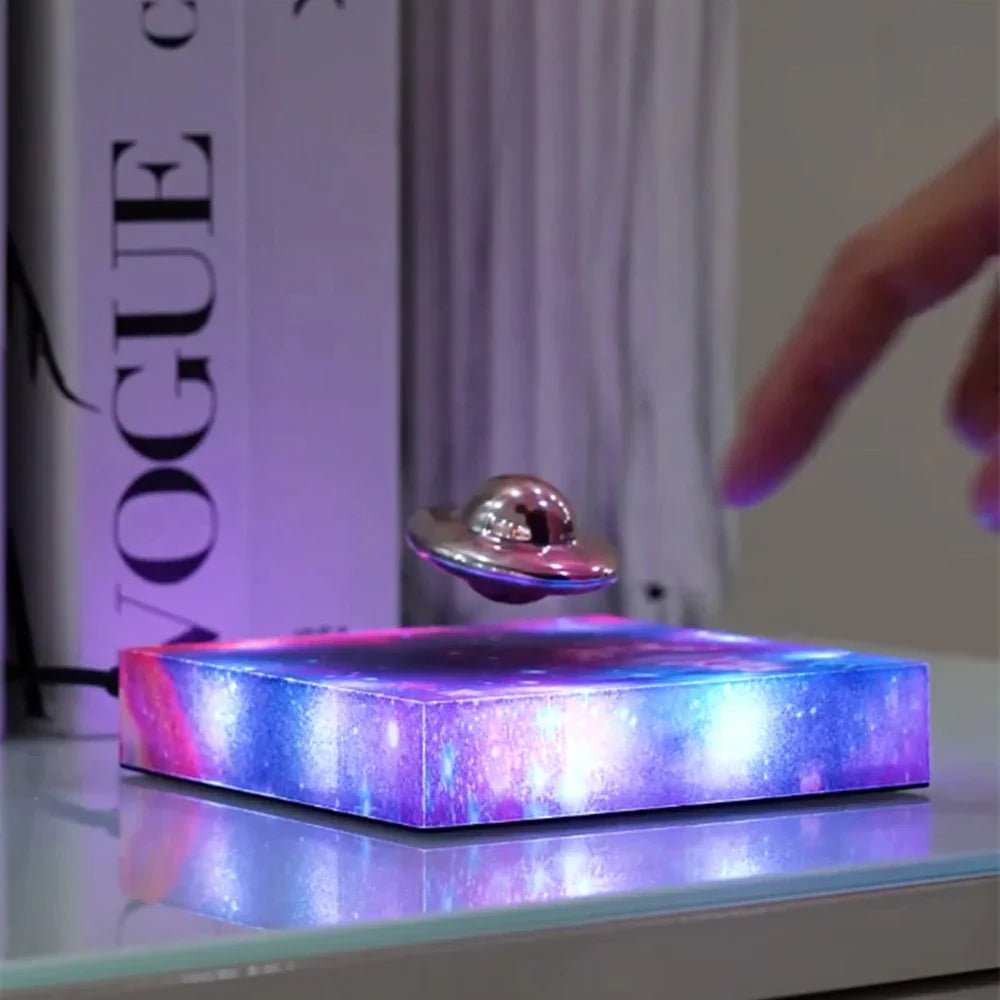 Floating Spaceship LED Night Light with Magnetic Levitation Technology