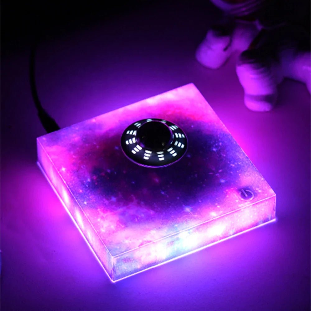Floating Spaceship LED Night Light with Magnetic Levitation Technology