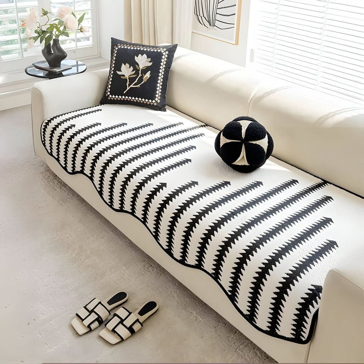 Modern Chenille Sofa Cover with Stylish Protection