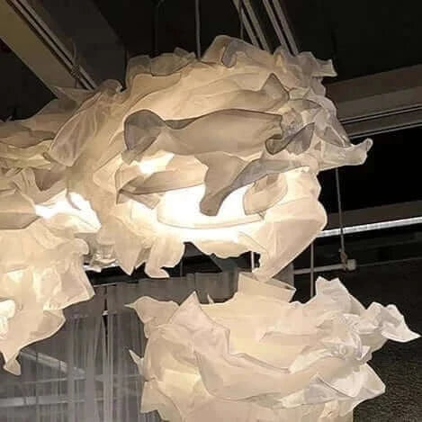 Wool-like Paper Lampshade up to 70 cm wide