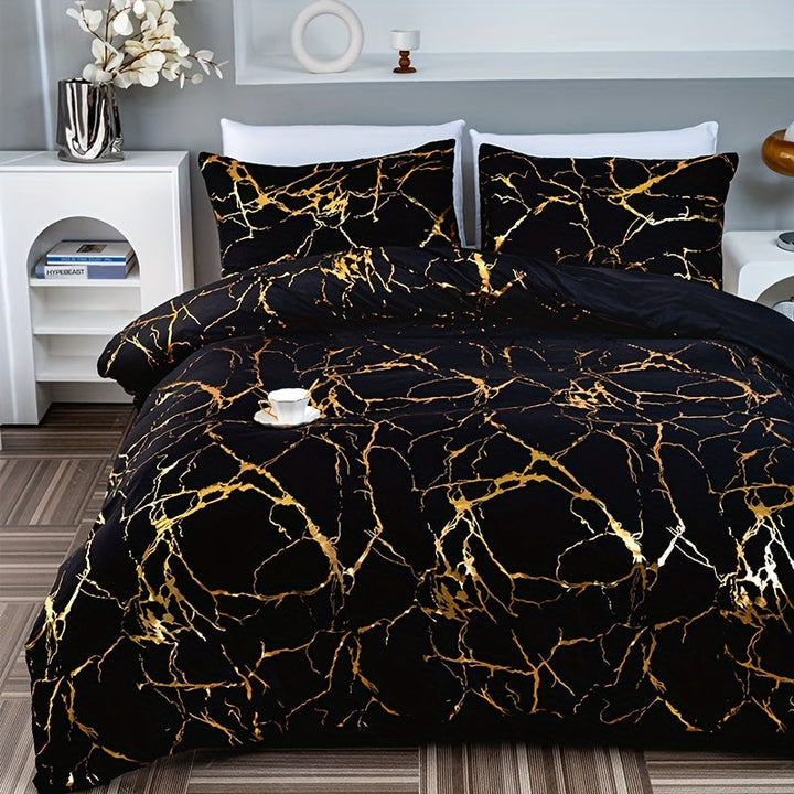 Luxury Silk Soft Duvet Cover Set – Elegant &amp; Comfortable