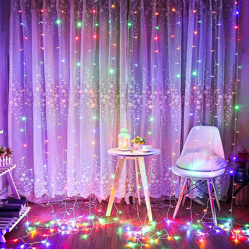 Lamps for curtains with modes and waterproof design