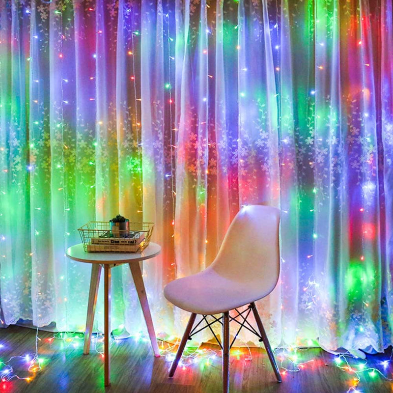 Lamps for curtains with modes and waterproof design