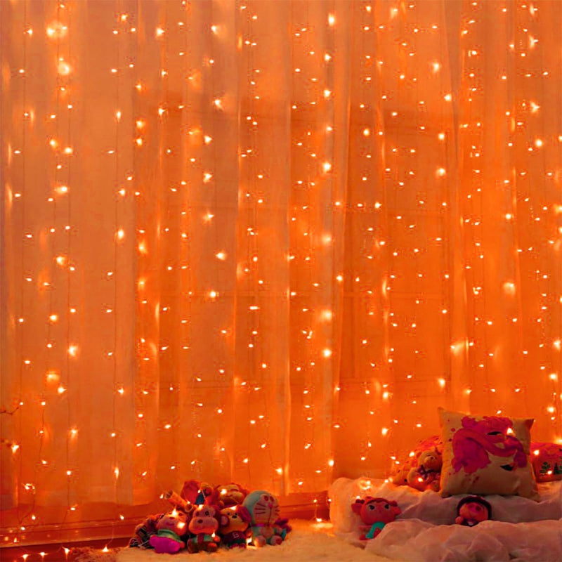 Lamps for curtains with modes and waterproof design