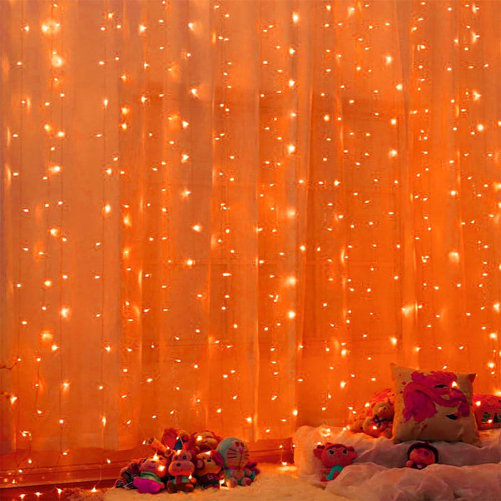Lamps for curtains with modes and waterproof design