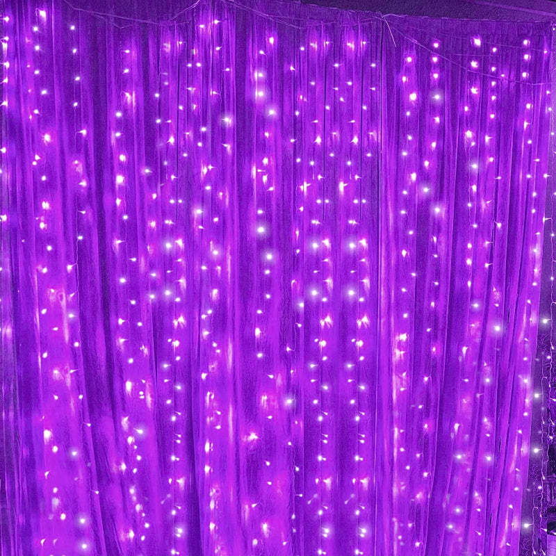 Lamps for curtains with modes and waterproof design
