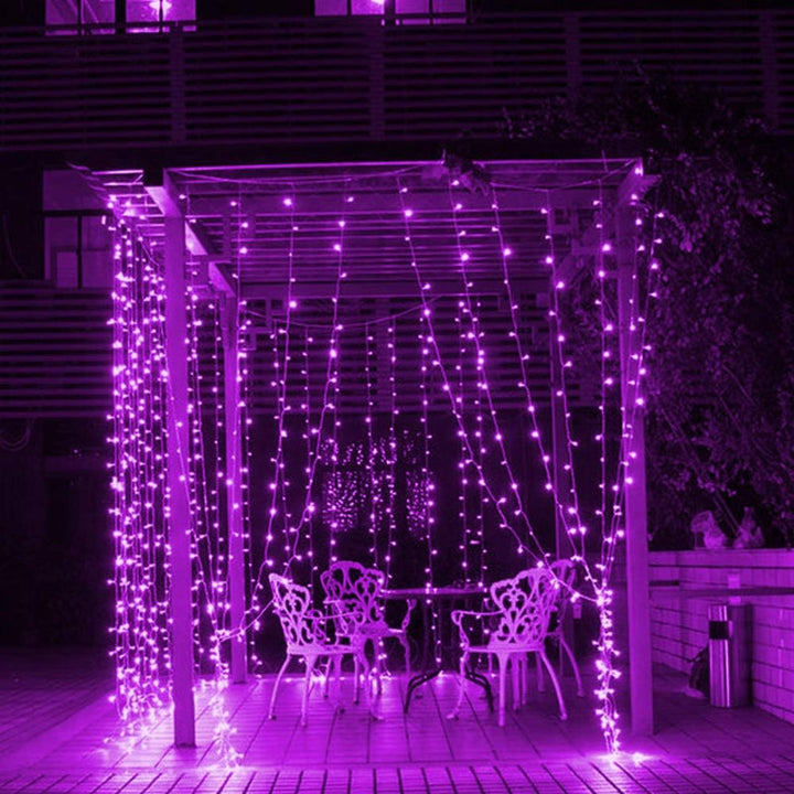 Lamps for curtains with modes and waterproof design