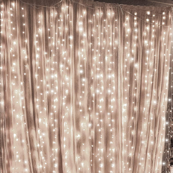 Lamps for curtains with modes and waterproof design