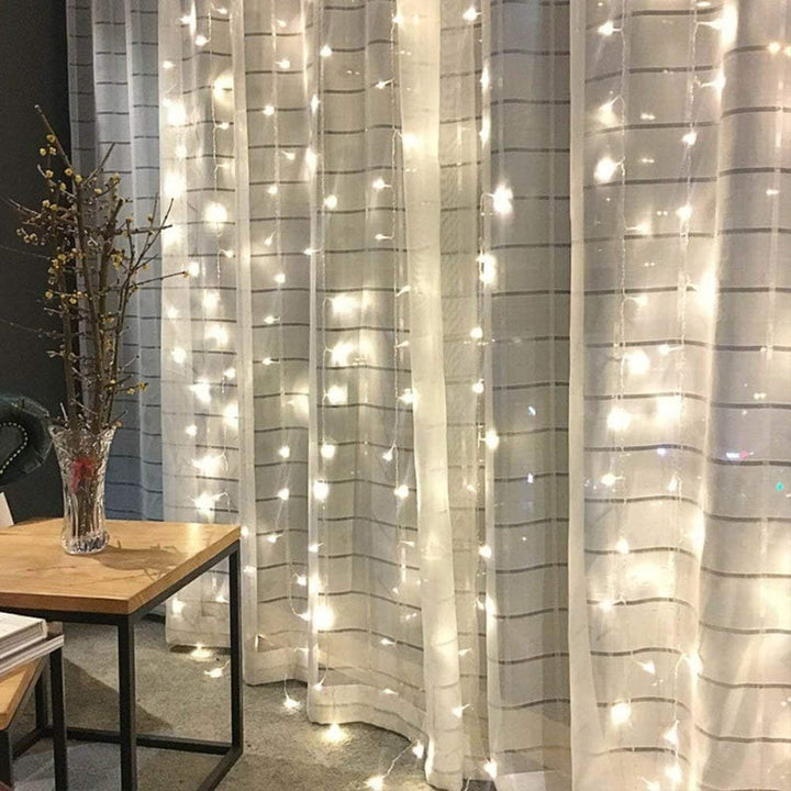 Lamps for curtains with modes and waterproof design