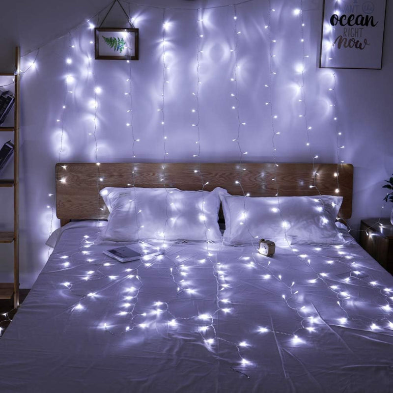 Lamps for curtains with modes and waterproof design