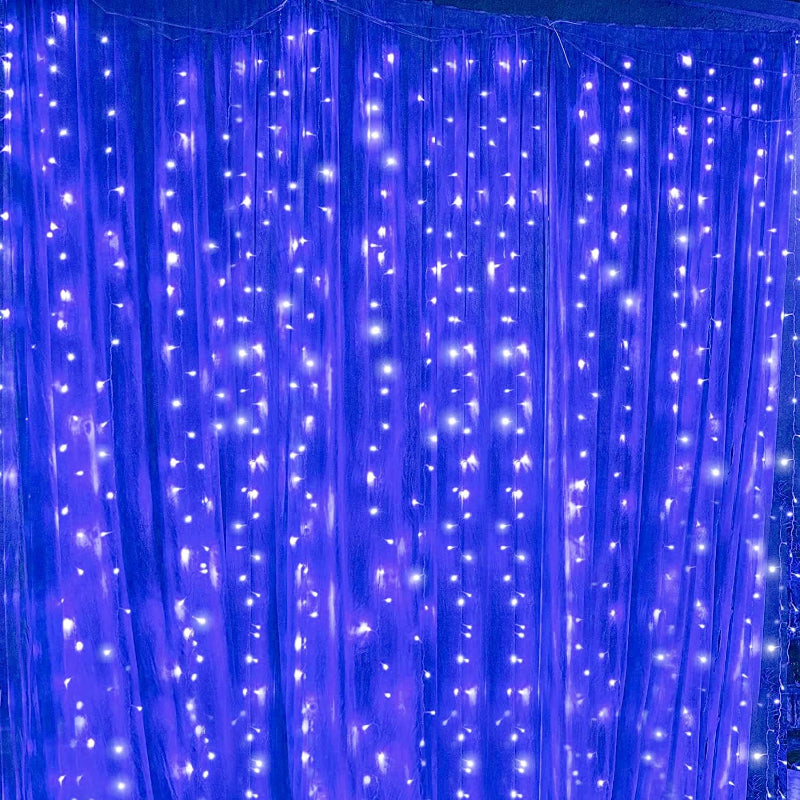 Lamps for curtains with modes and waterproof design