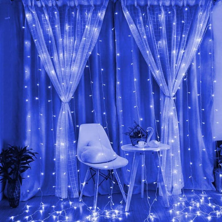 Lamps for curtains with modes and waterproof design