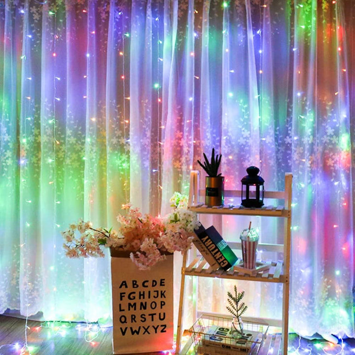 Lamps for curtains with modes and waterproof design