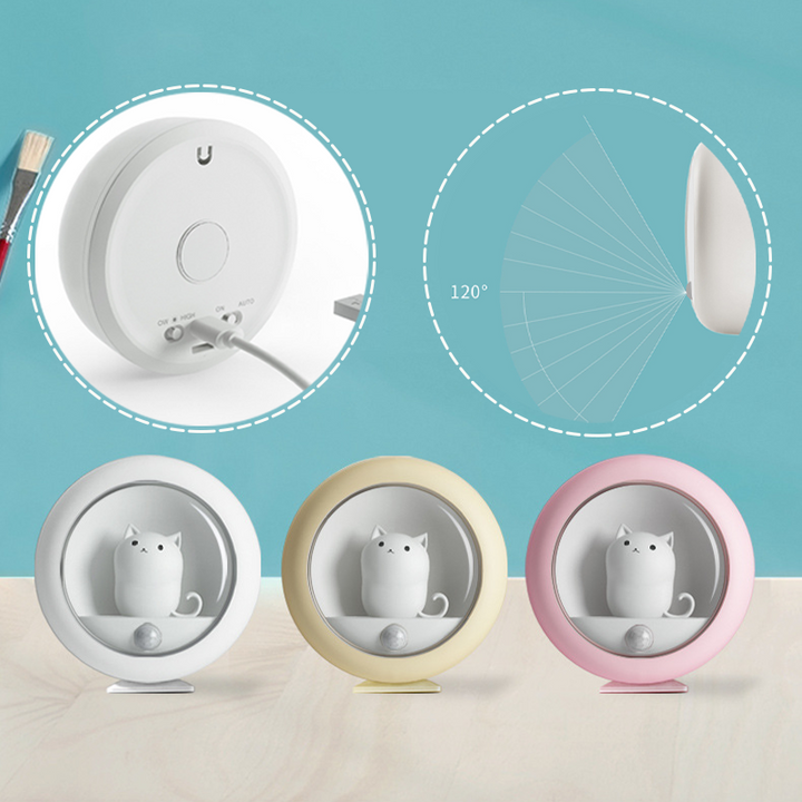 Cute Cat Night Light