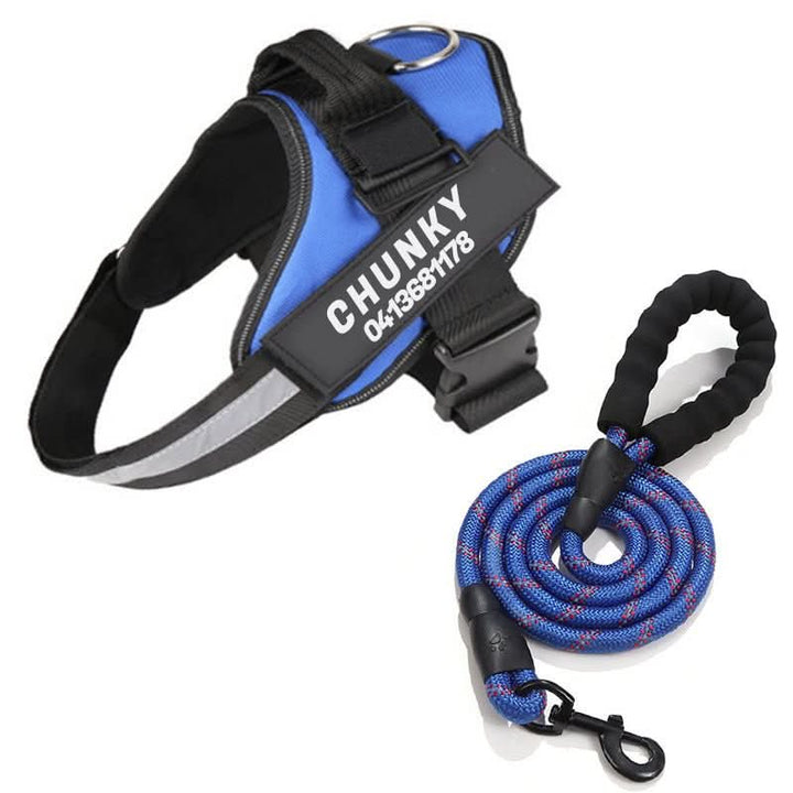 BowLift | Safety Dog Harness with Name Tag &amp; Reflectors