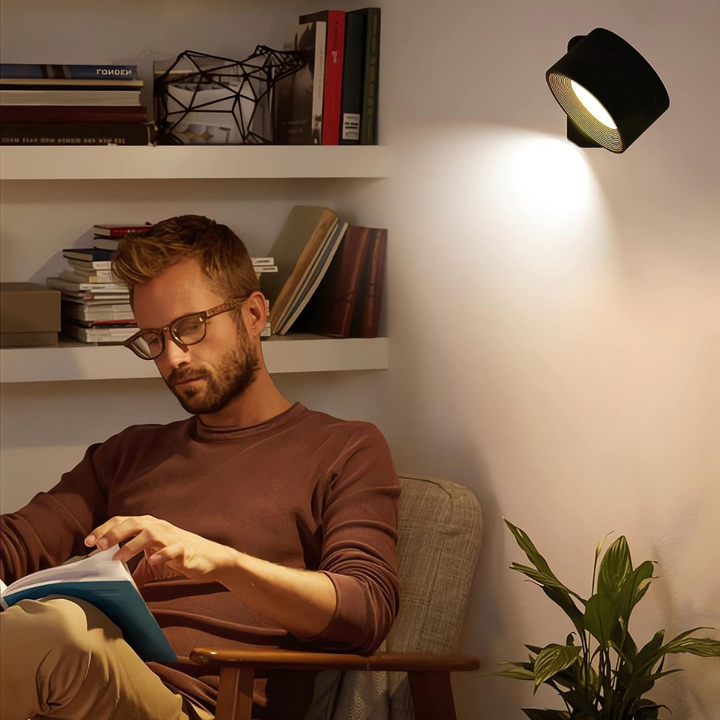 FlexiLamp – Wireless, Rechargeable Wall Light with 360° Rotation