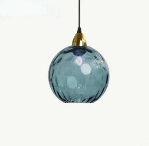 Glasora Pendant Light - Transparent Glass Ball with LED Lighting
