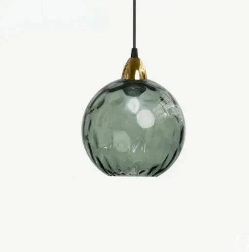 Glasora Pendant Light - Transparent Glass Ball with LED Lighting