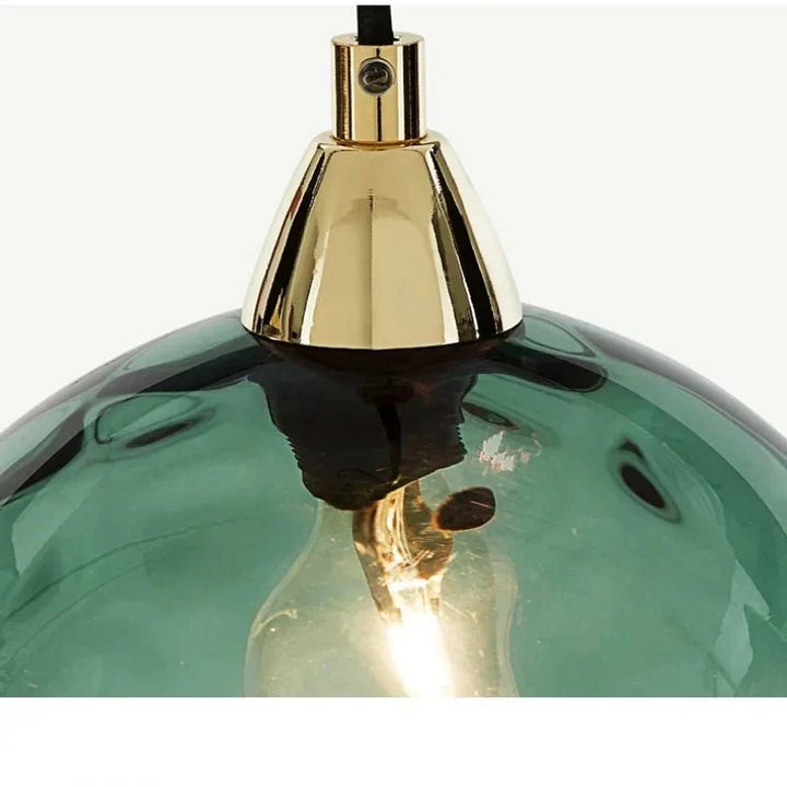 Glasora Pendant Light - Transparent Glass Ball with LED Lighting