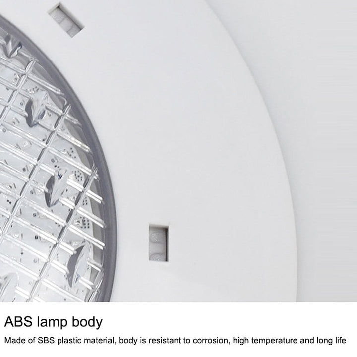18x3W ABS plastic pool wall lamp underwater light (White)